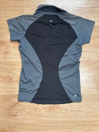 Polo deportivo niño gris/negro