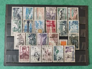 Sellos Francia. Años 50