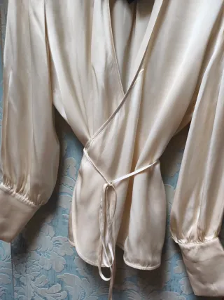 Camisa Fiesta Beige Talla M