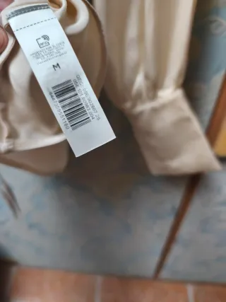 Camisa Fiesta Beige Talla M