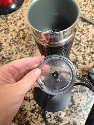 Espumador Nespresso Negro