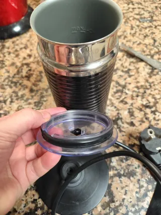 Espumador Nespresso Negro