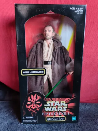 Star Wars Qui Gon Jinn Figura Hasbro 1998