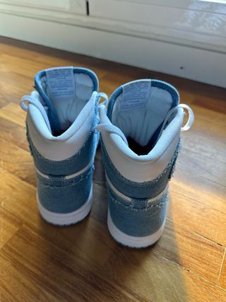 Zapatillas Jordan I Denim Azul y Blanco