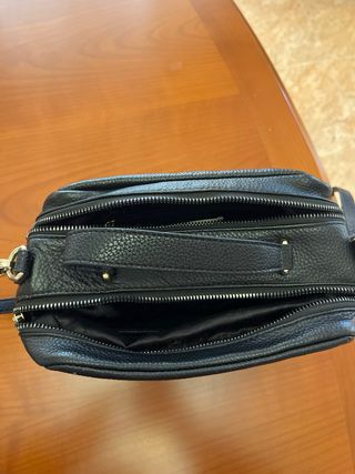 Bolso bandolera piel LOLA CASADEMUNT negro