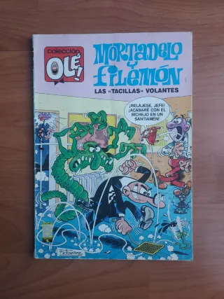 Las tacillas volantes Mortadelo y Filemón