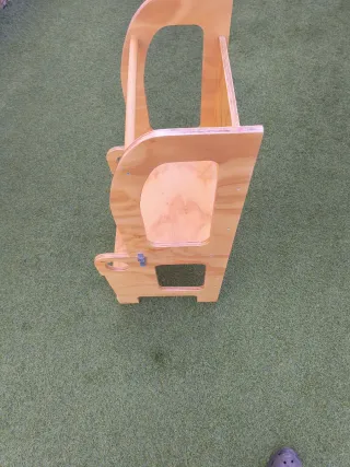 Trona aprendizaje madera