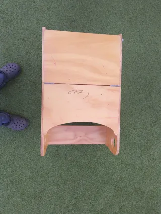 Trona aprendizaje madera