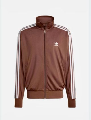 Sudadera Adidas Marrón con Rayas