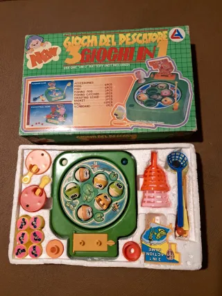 Gioco del Pescatore 3 in 1 Anni '80