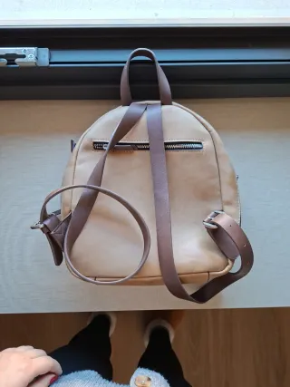 Mochila Parfois Beige y Marrón