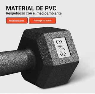 Juego de 2 Mancuernas Hexagonales de 2,5kg