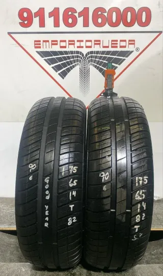 175 65 14 T GOODYEAR RUEDA AL 90% VIDA UTIL