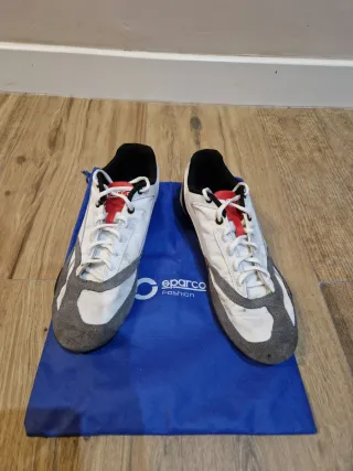 Zapatillas Sparco SP-F3 Grises y Blancas Num 45