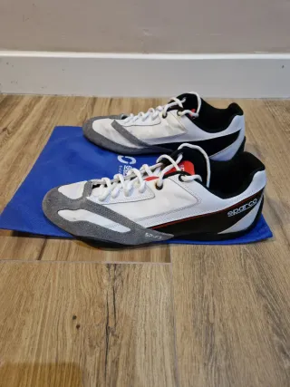 Zapatillas Sparco SP-F3 Grises y Blancas Num 45