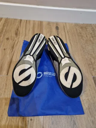 Zapatillas Sparco SP-F3 Grises y Blancas Num 45