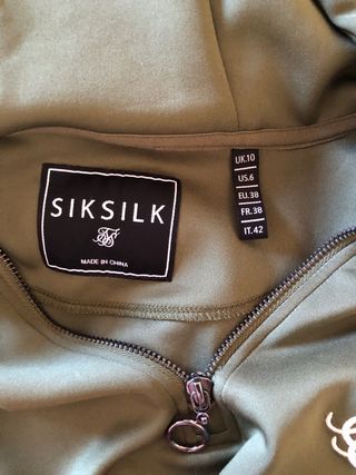 Sudadera corta SikSilk verde