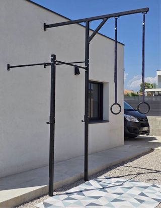 Rack de entrenamiento con anillas