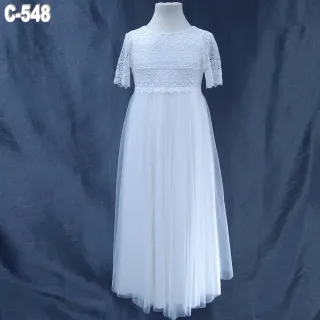 Vestido Comunión Talla 9 Bianco
