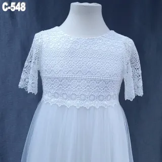 Vestido Comunión Talla 9 Bianco