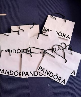 Bolsas de papel PANDORA blancas