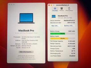 MacBook Pro 13 i7 16GB 500GB TouchBar