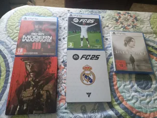 Lote 3 Juegos PS5: Modern Warfare, FC25, Silent Hi