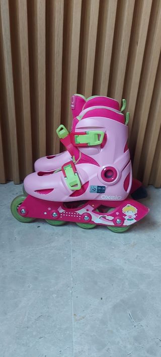 Patines en línea Oxelo niña rosa