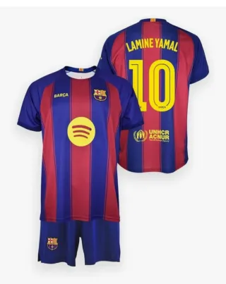 Equipación FC Barcelona Lamine Yamal 10t 2 años