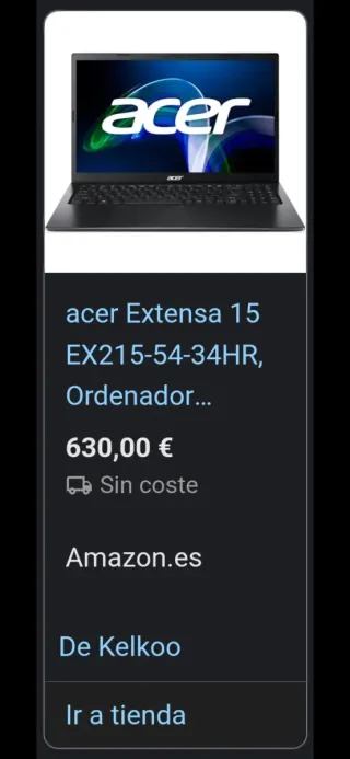 Acer Extensa 15 NUEVO - 3 Años Garantía