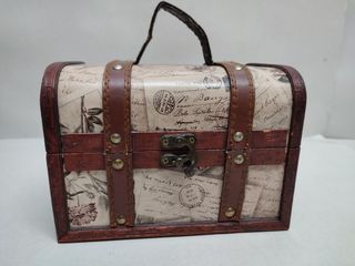 Baúl Joyero de Madera