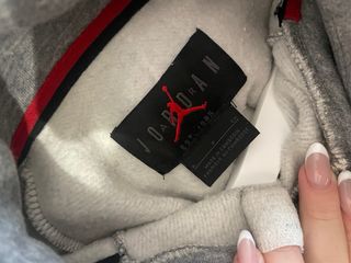Sudadera Jordan Gris con Logo Jumpman