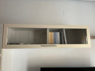 Mueble TV salón madera y cristal (con o sin mesa)