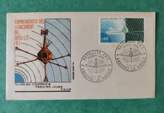 Andorra Sellos Satélite FR1