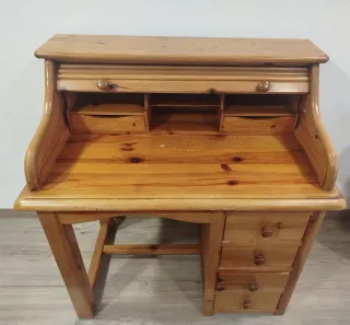 Escritorio Buró Madera con Cajones