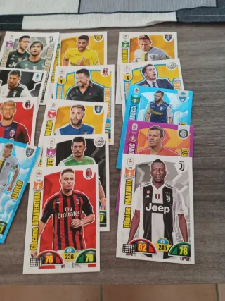 Lotto 40 carte calciatori Adrenalyn