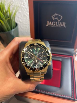Reloj Jaguar Executive Dorado y Verde