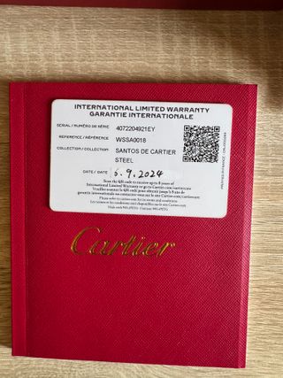 Cartier Santos Diamantes VVS Oro Automático