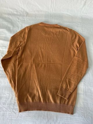 Jersey LYMAN cuello redondo marrón