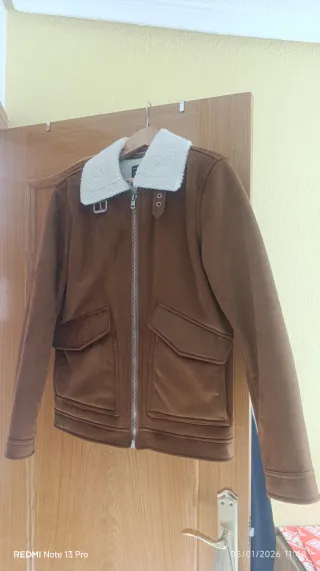 Cazadora antelina caballero