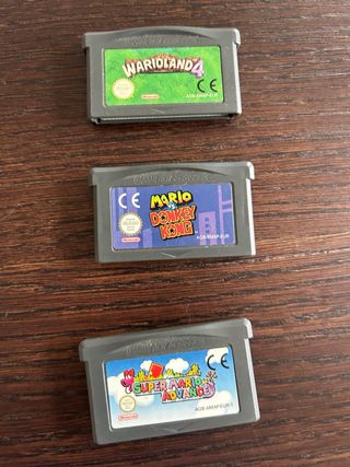 3 Juegos Game Boy Advance: Wario Land 4, Mario vs