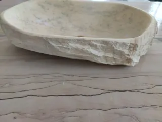 Lavabo de mármol Amarillo Triana irregular