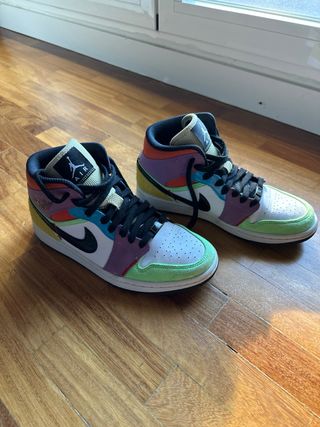 Zapatillas Jordan 1 Mid Multicolor