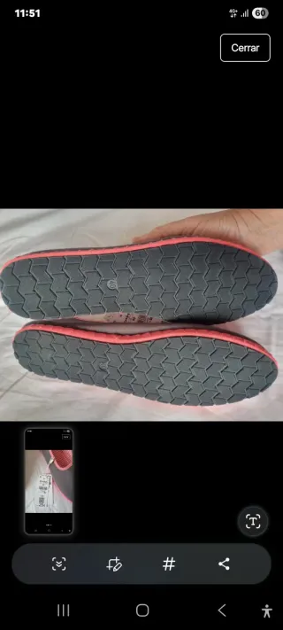 NUEVOS Zapatos planos grises y rosas talla 40