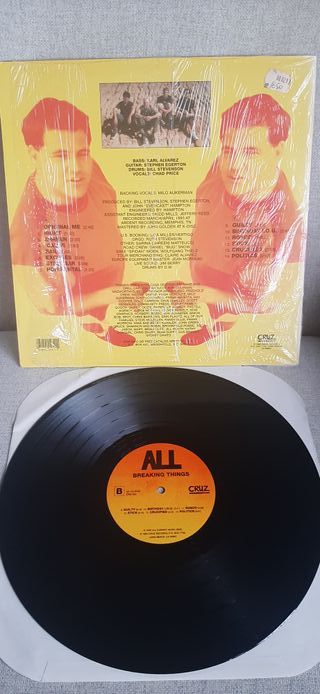 ALL "Breaking Things" LP Vinilo