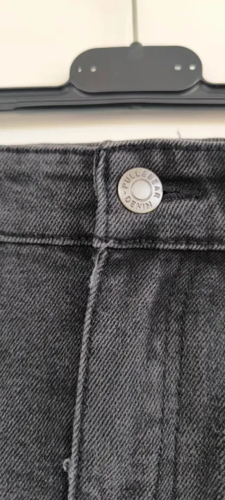 Gonna jeans nera Pull&Bear