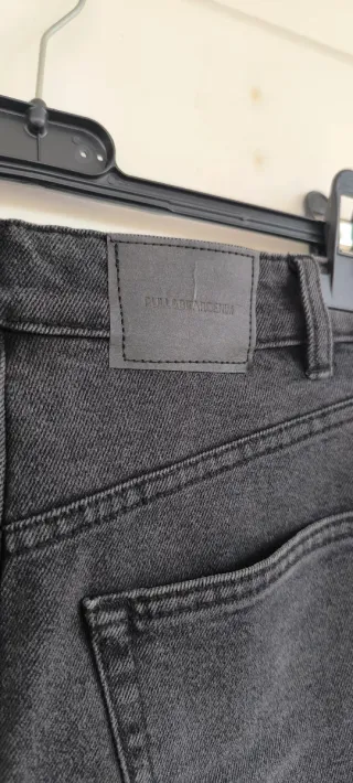 Gonna jeans nera Pull&Bear