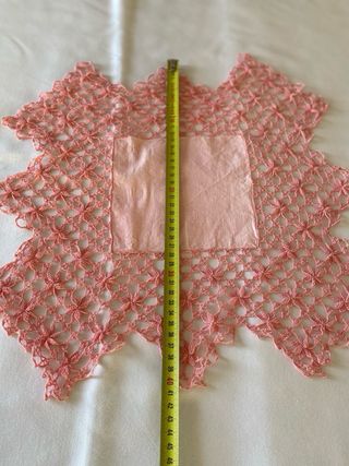 Naperon Linho e Renda Rosa Novo