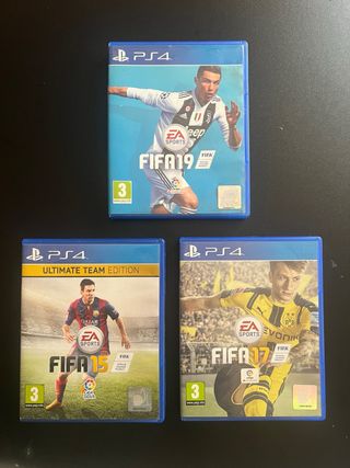 Confezione 3 Giochi FIFA PS4