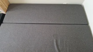 Sofá cama 3 plazas gris